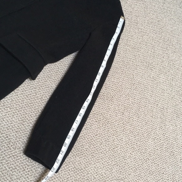 Club Monaco classic black wool coat - Picture 6 of 8